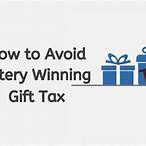lottery win gift tax